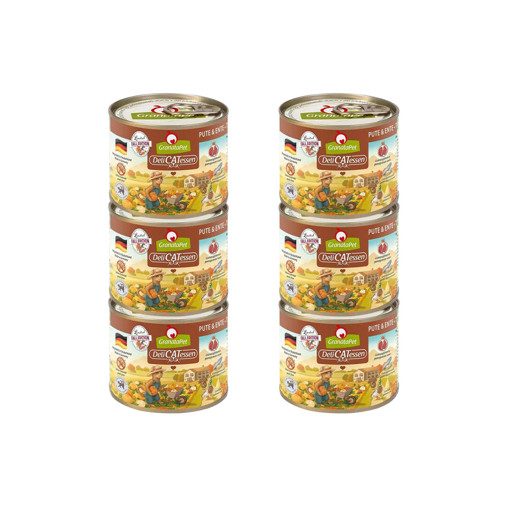 GRANATAPET Delicatessen Fall 2023 Turkey & Duck Cat Wet Food