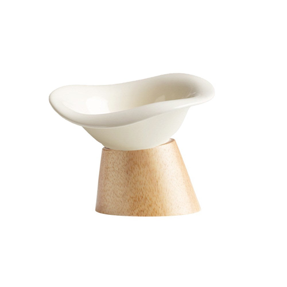 Split Ceramic Pet Slanted High Bowl - 250ml