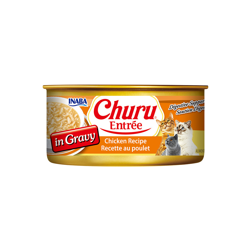 INABA Churu Entree In Gravy Chicken Recipe Cat Canned Food 156g