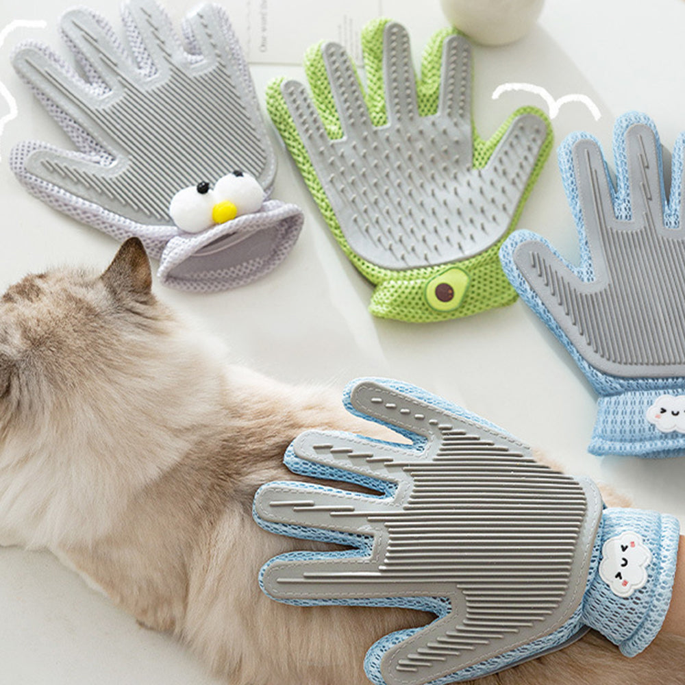 Double-sided Usable Silicone Pet Hair Removal Glove