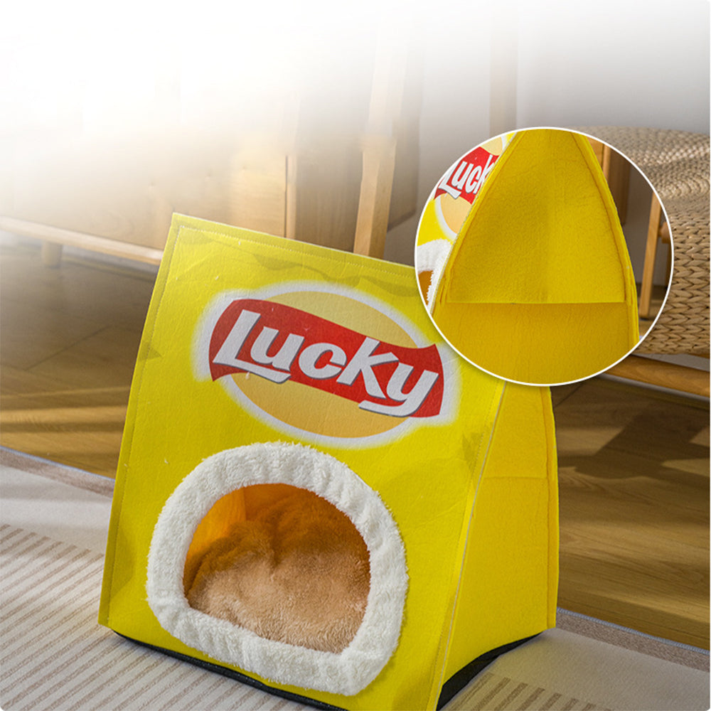 Potato Chip Pet Felt Nest - L