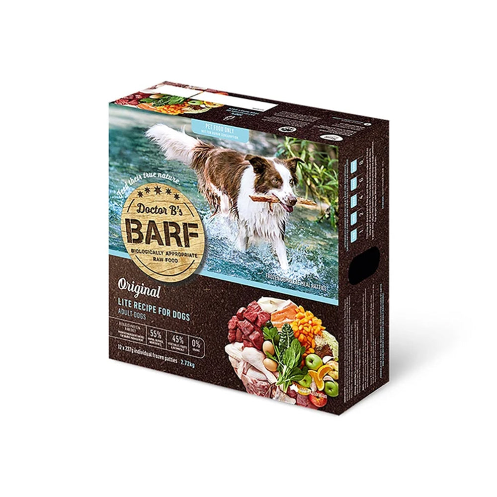 Doctor B's BARF Lite All Life Stages Frozen Raw Dog Food 12 x 227g