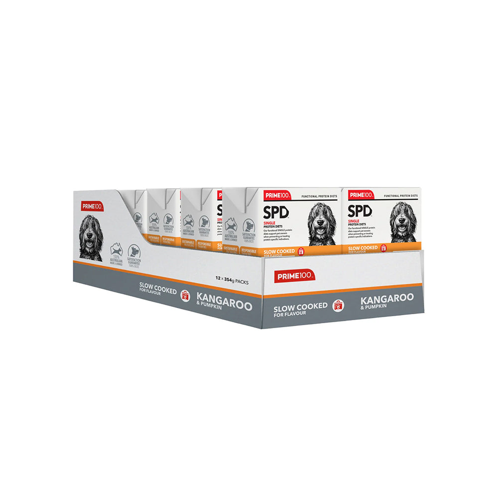PRIME100 SPD Slow Cooked Kangaroo & Pumpkin Wet Dog Food 354g