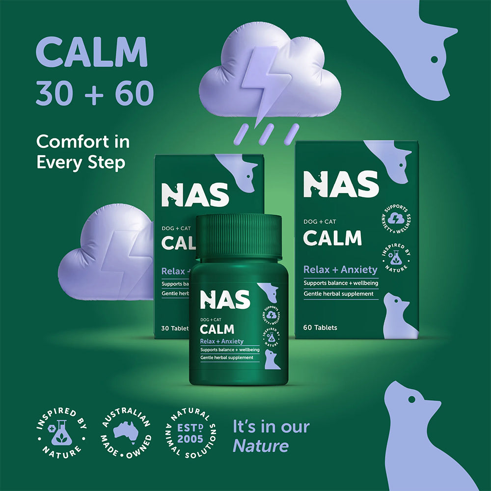 NAS NATURAL ANIMAL SOLUTIONS Calm 30/60 tablets