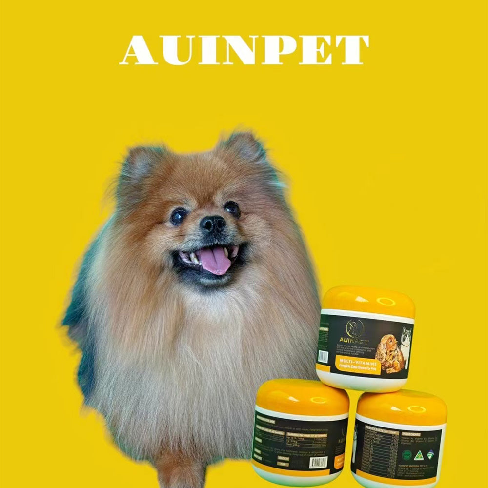 AUINPET Multi - Vitamins Complete Care Chews For Dogs & Cats 180g