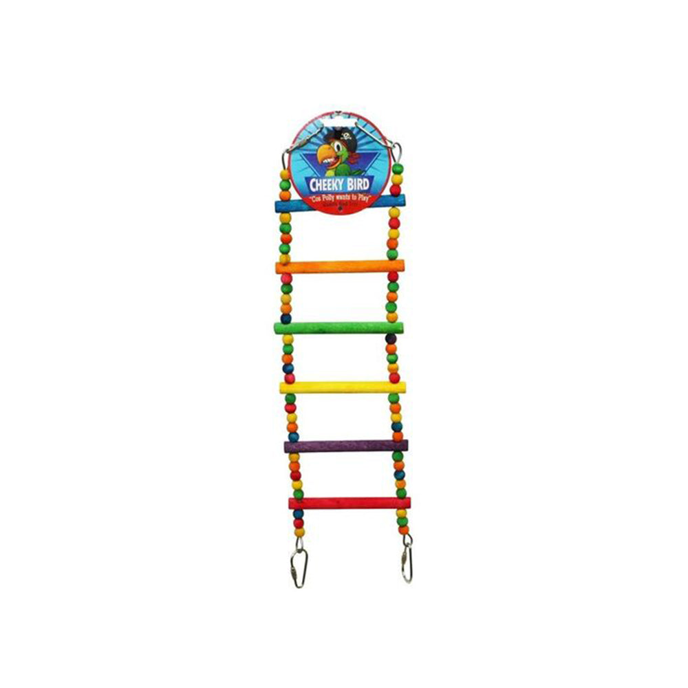 CHEEKY BIRD Ladder With Beads Bird Toy