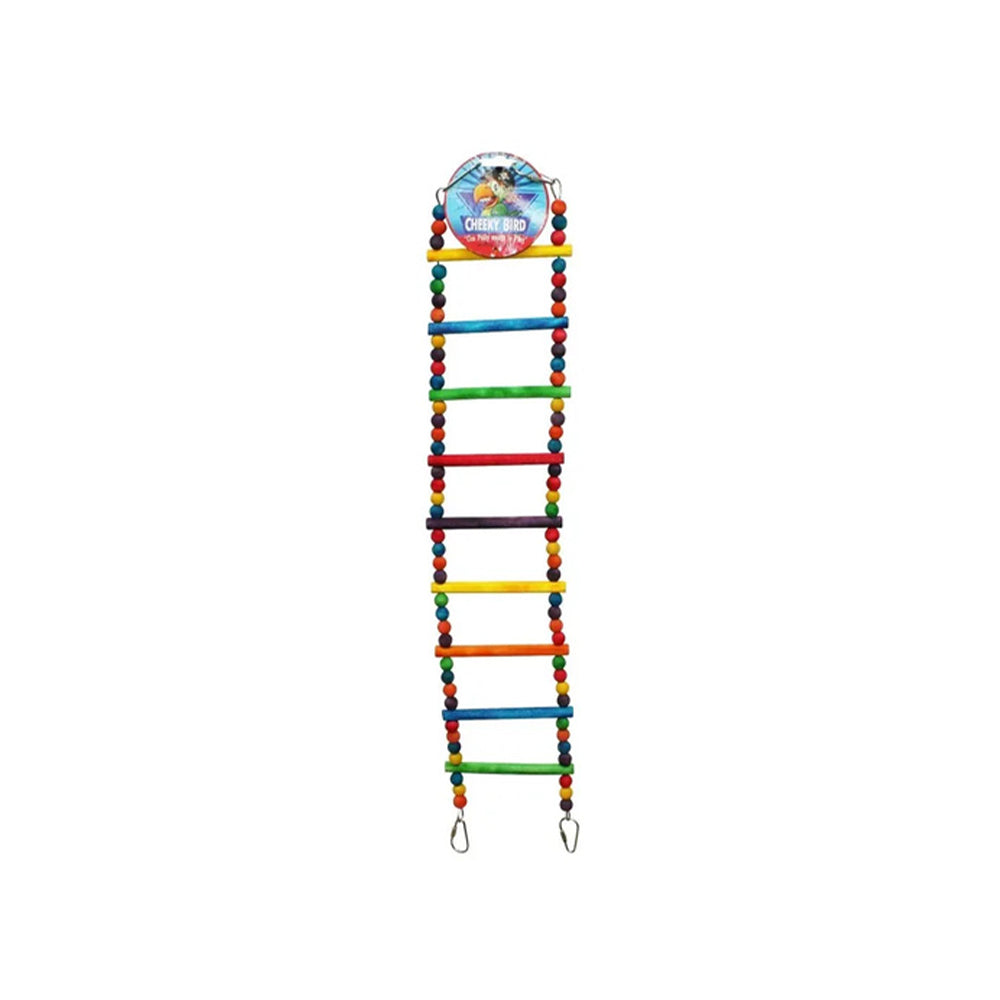 CHEEKY BIRD Ladder With Beads Bird Toy