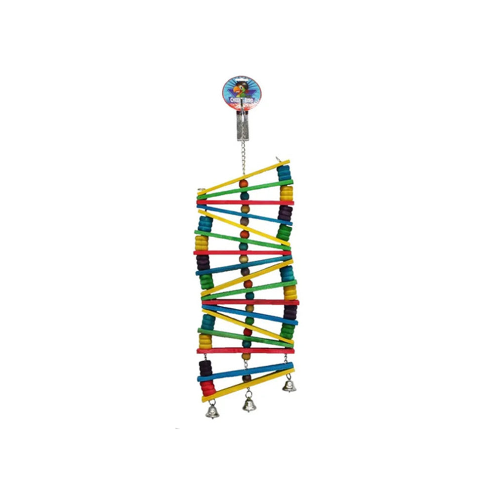 CHEEKY BIRD Angle Block Ladder Xlarge Bird Toy