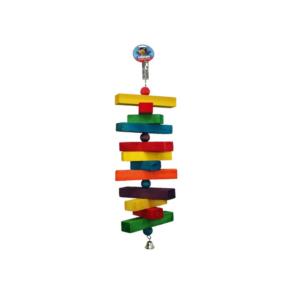 CHEEKY BIRD Block Stack Jumbo Bird Toy