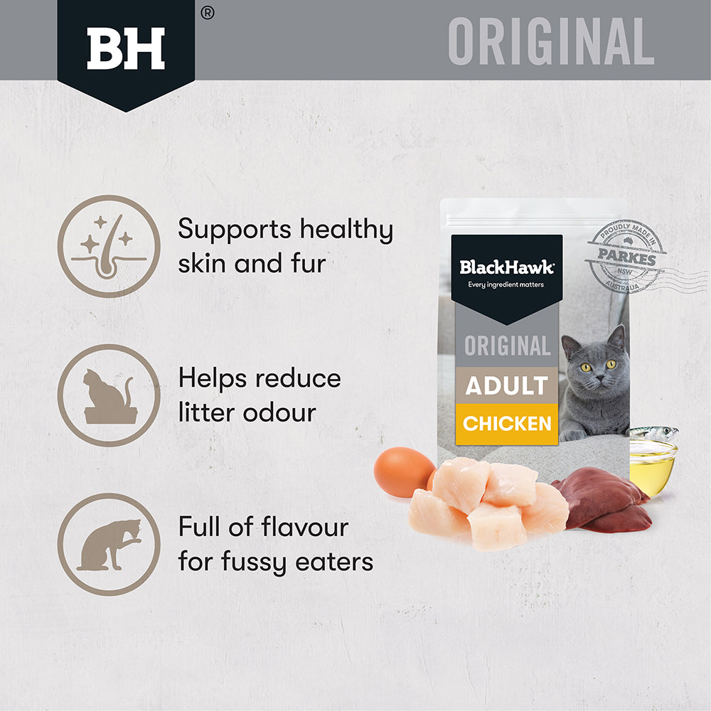 BLACK HAWK Original Chicken Adult Cat Food