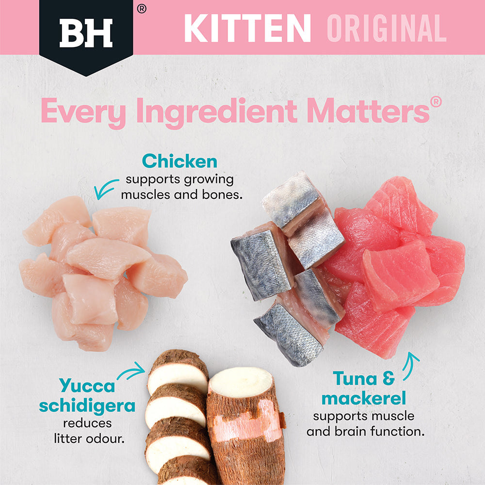 BLACK HAWK Original Chicken & Oceanfish in Gravy Kitten Wet Cat Food 85g x 12