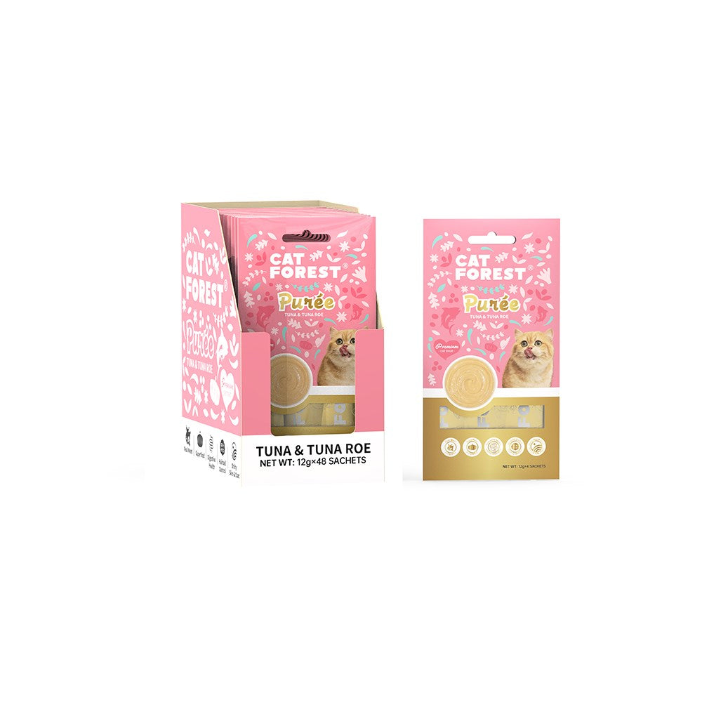 CAT FOREST Puree Tuna with Tuna Roe Cat Treats