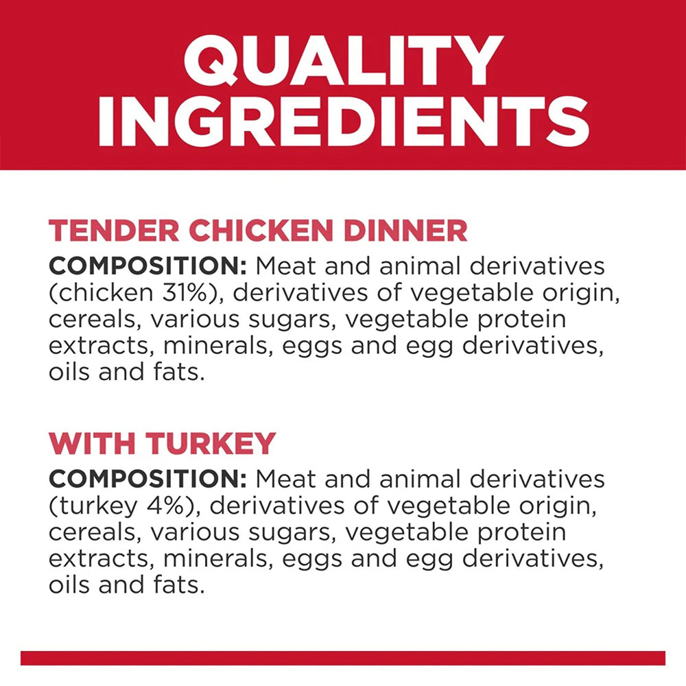 HILLS Science Diet Poultry Selection Variety Adult Wet Cat Food 85G x 12