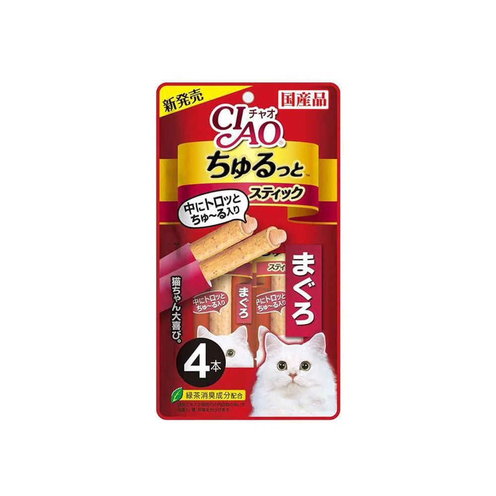 CIAO Churu Rolls Tuna Flavor Wet Cat Treats 4x7g