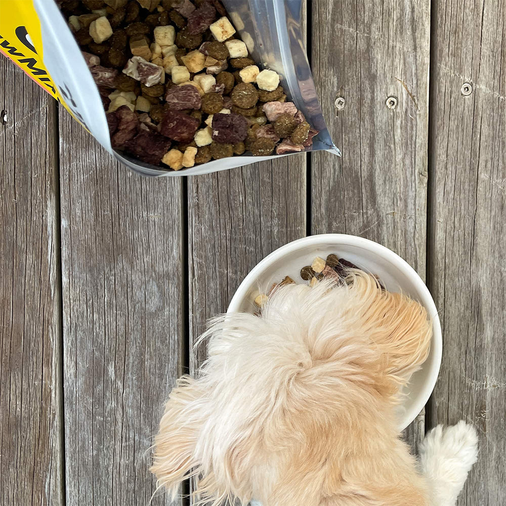 Animals Like Us Raw Mix Ocean Fish Dog Food ingredients panel