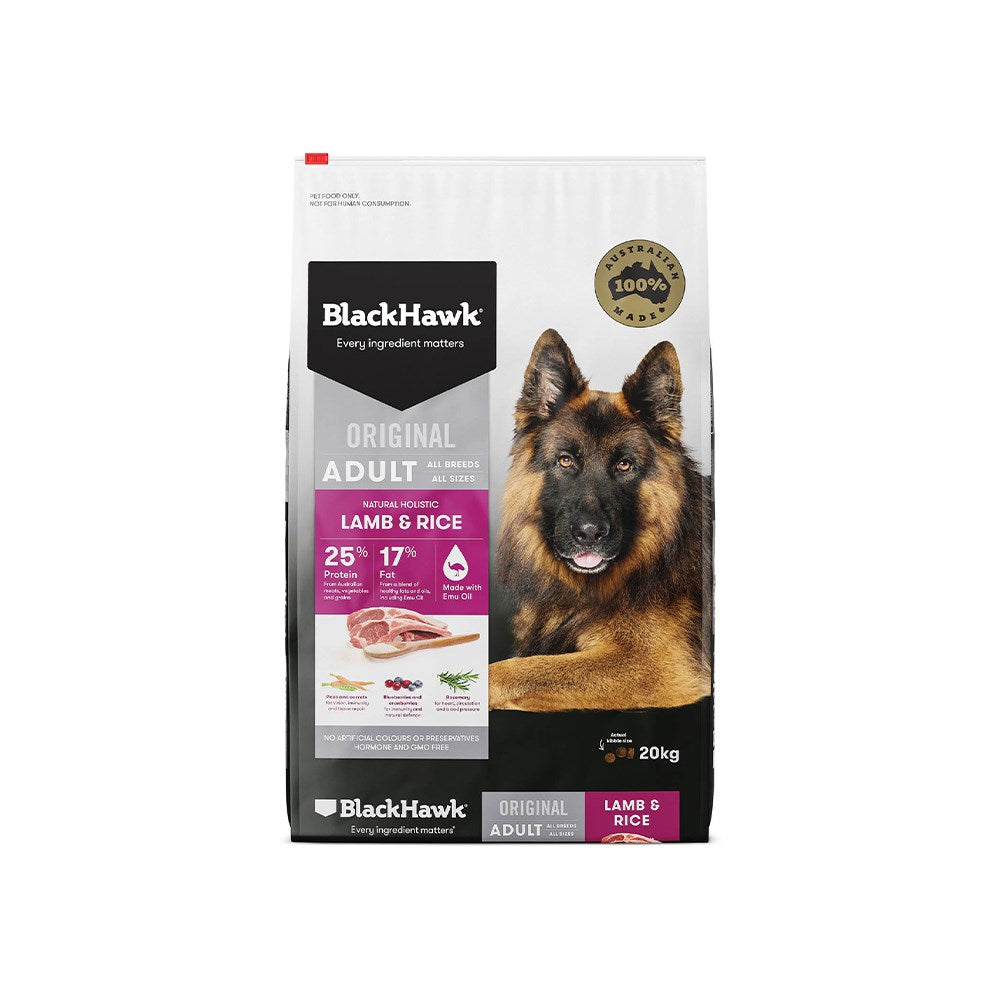 BLACK HAWK Lamb And Rice Original Adult Dry Dog Food
