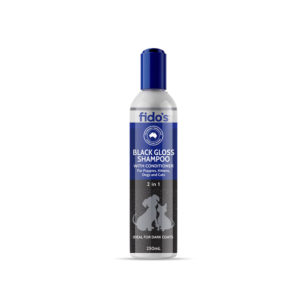 FIDO'S Black Gloss Pet Shampoo 250ml