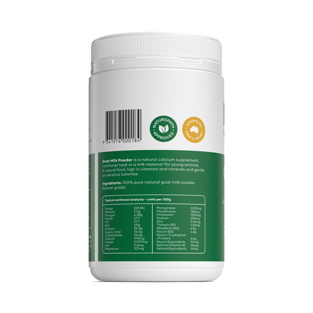 NAS NATURAL ANIMAL SOLUTIONS Goat Milk Powder 400g