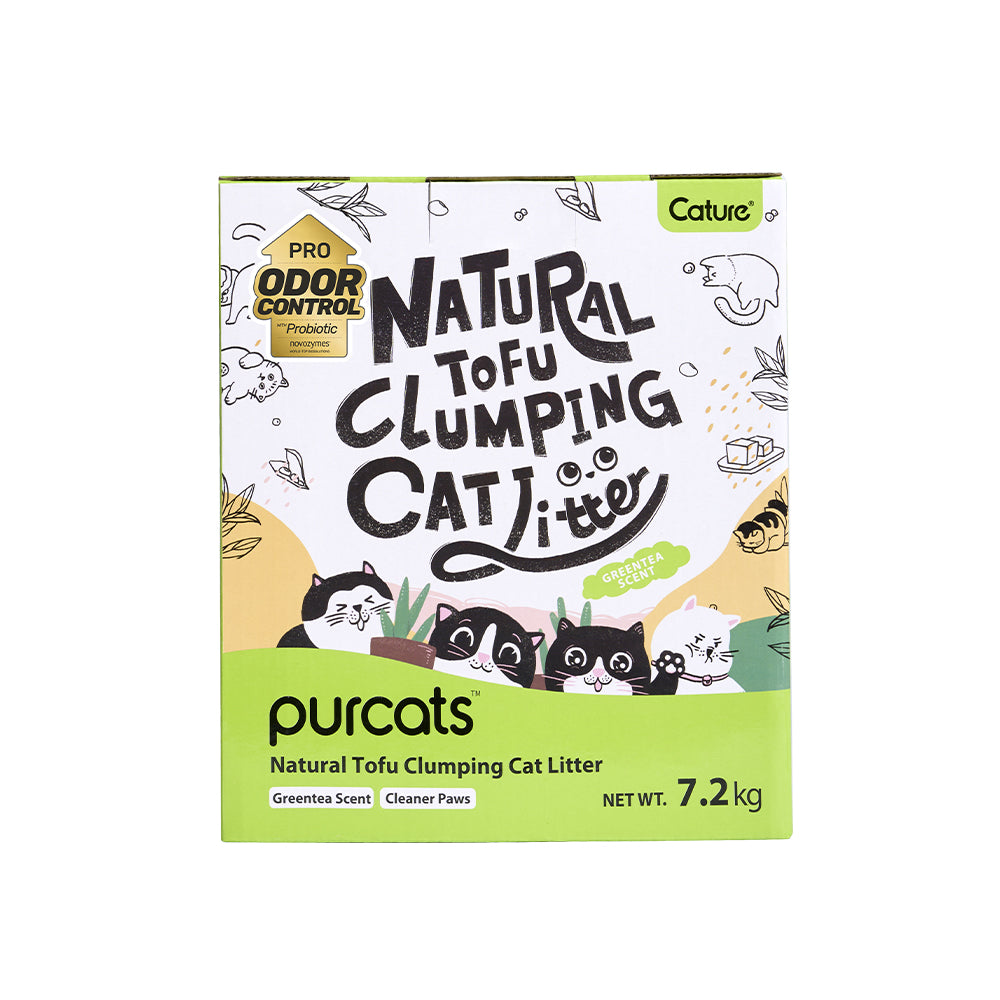 CATURE Green Tea Tofu Clumping Cat Litter