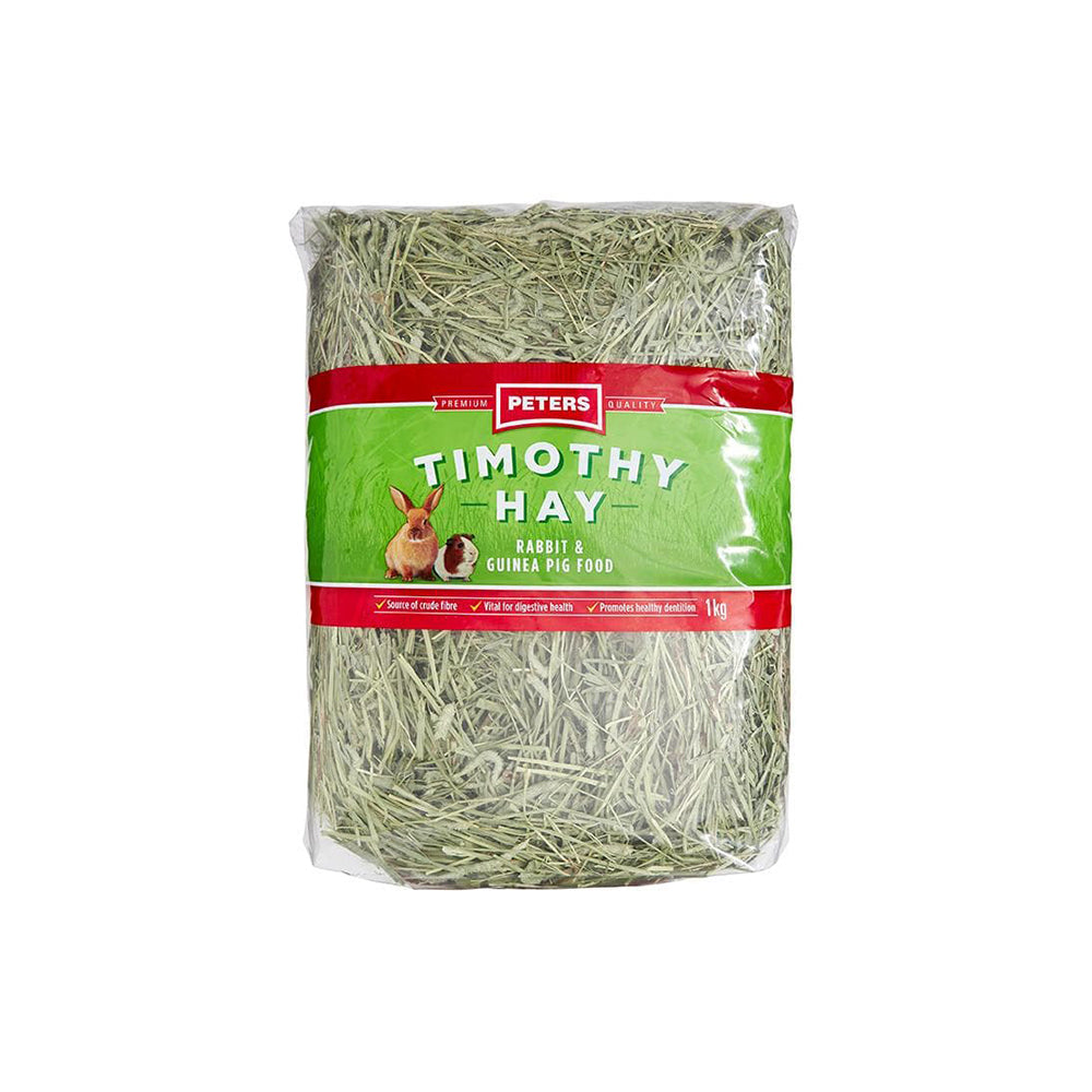 PETERS Timothy Hay Rabbit & Guinea Pig Food 1kg