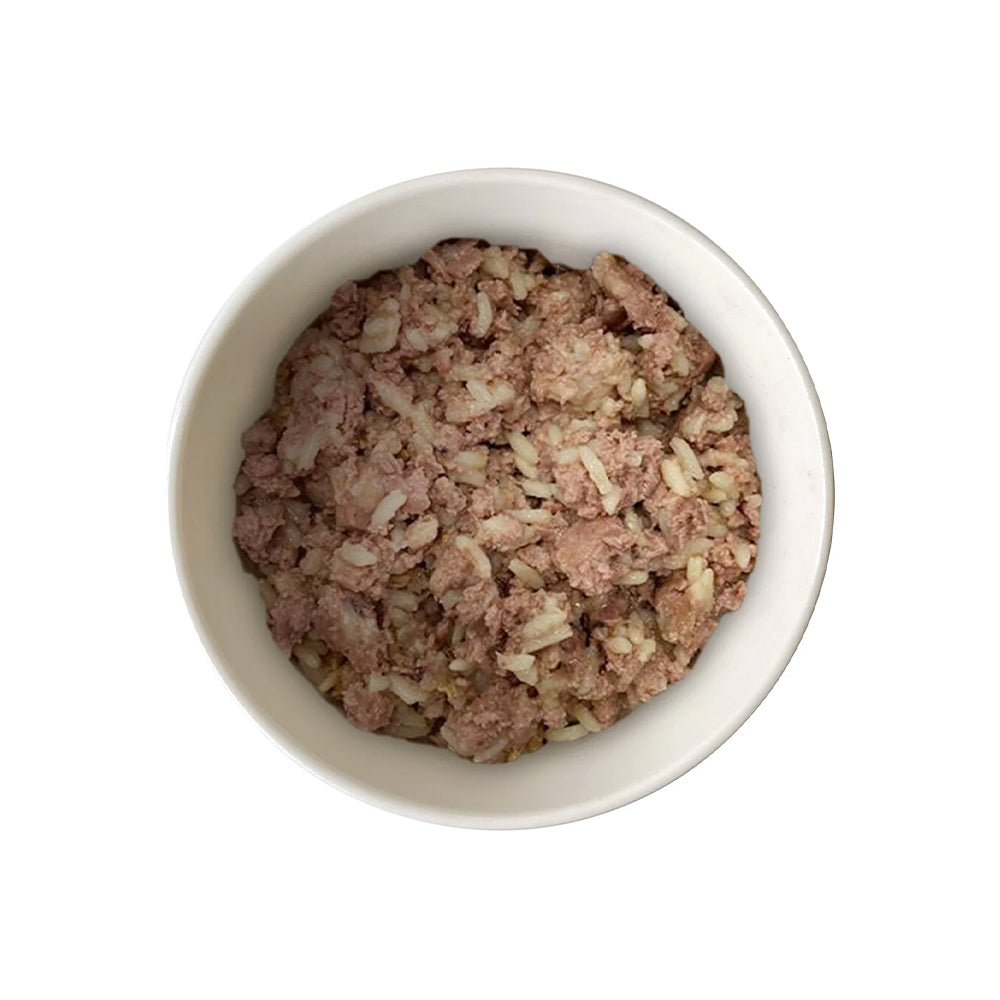 PRIME100 SPD Slow Cooked Chicken & Brown Rice Wet Dog Food 354g
