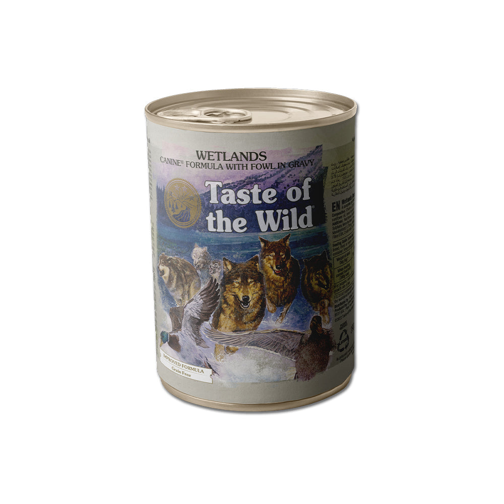 TASTE OF THE WILD Wetlands Canine Formula With Fowl In Gravy Wet