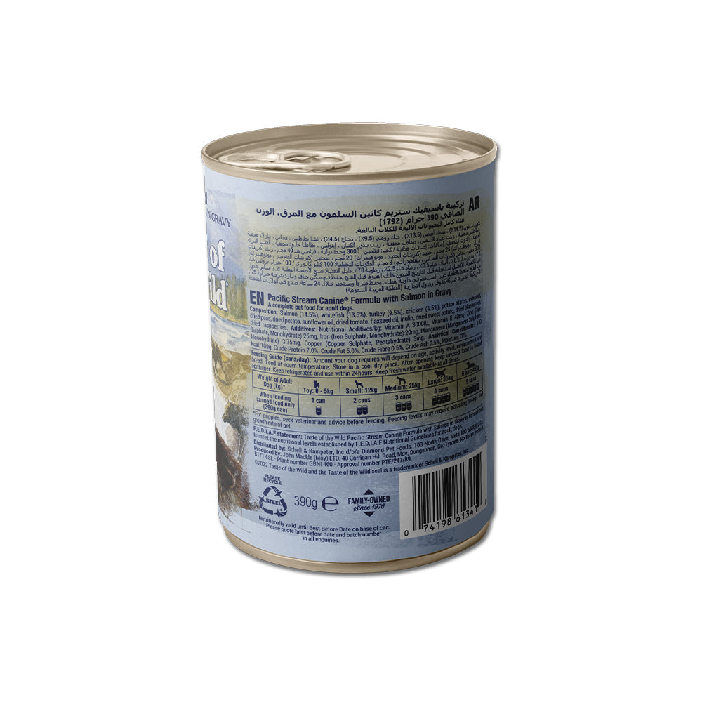 TASTE OF THE WILD Pacific Stream Canine Formula With Salmon In Gravy Wet Dog Food