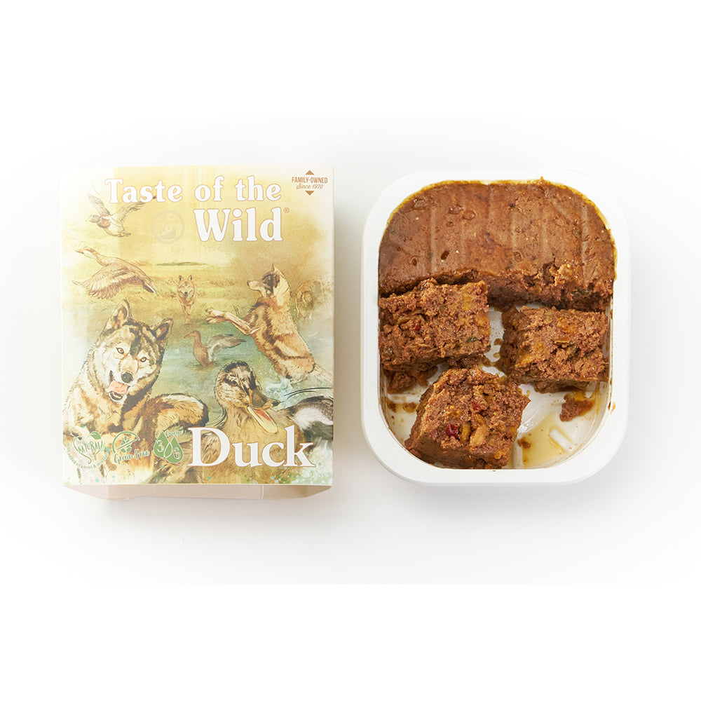 TASTE OF THE WILD Duck And Chicken With Fruit And Vegetable Wet Dog Food 390g x 7