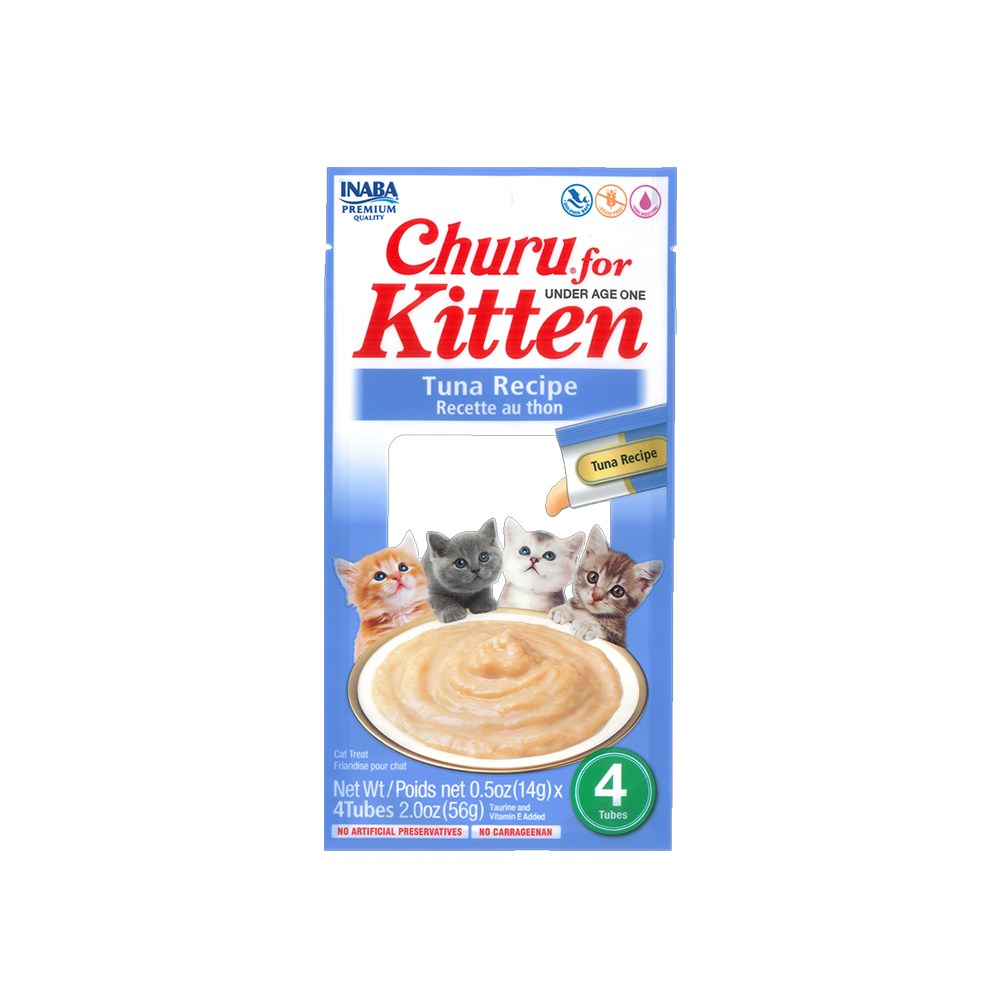 INABA Churu For Kitten Tuna Recipe (14G X 4) USA-691