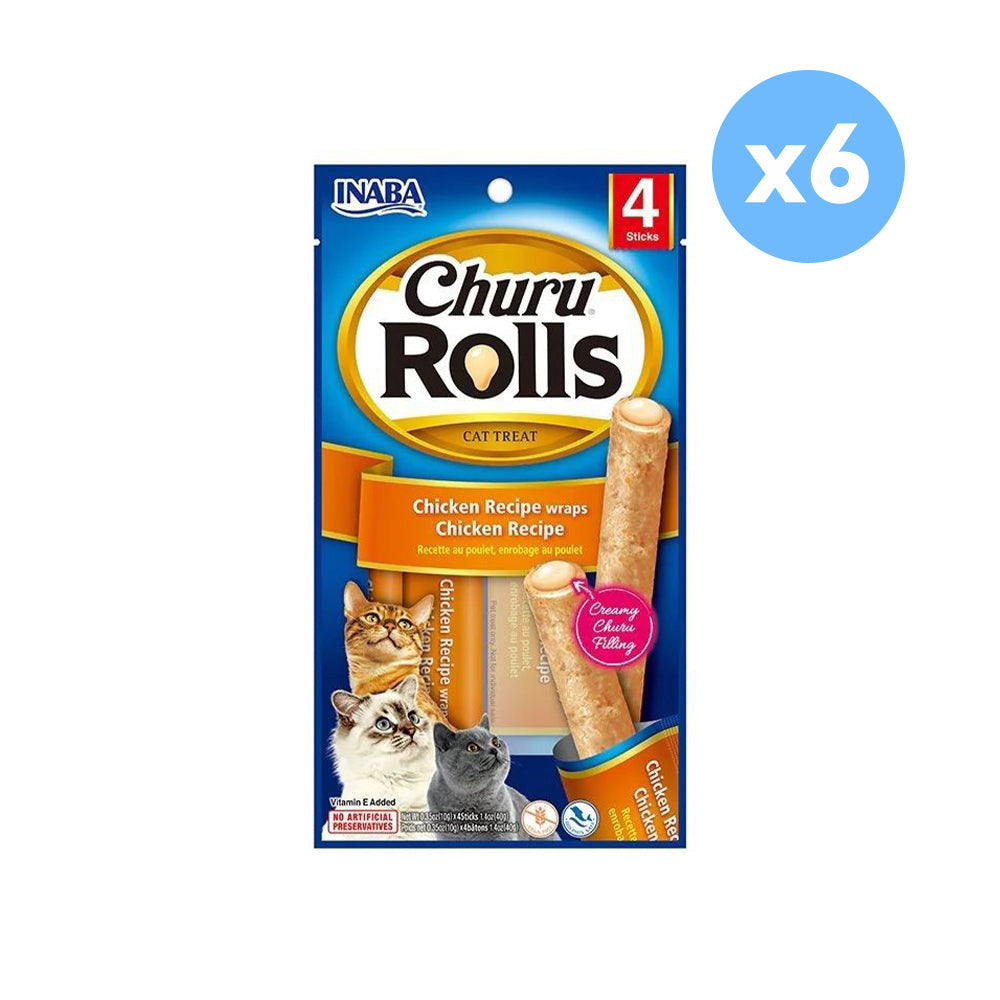 INABA Churu Rolls Chicken Cat Treats