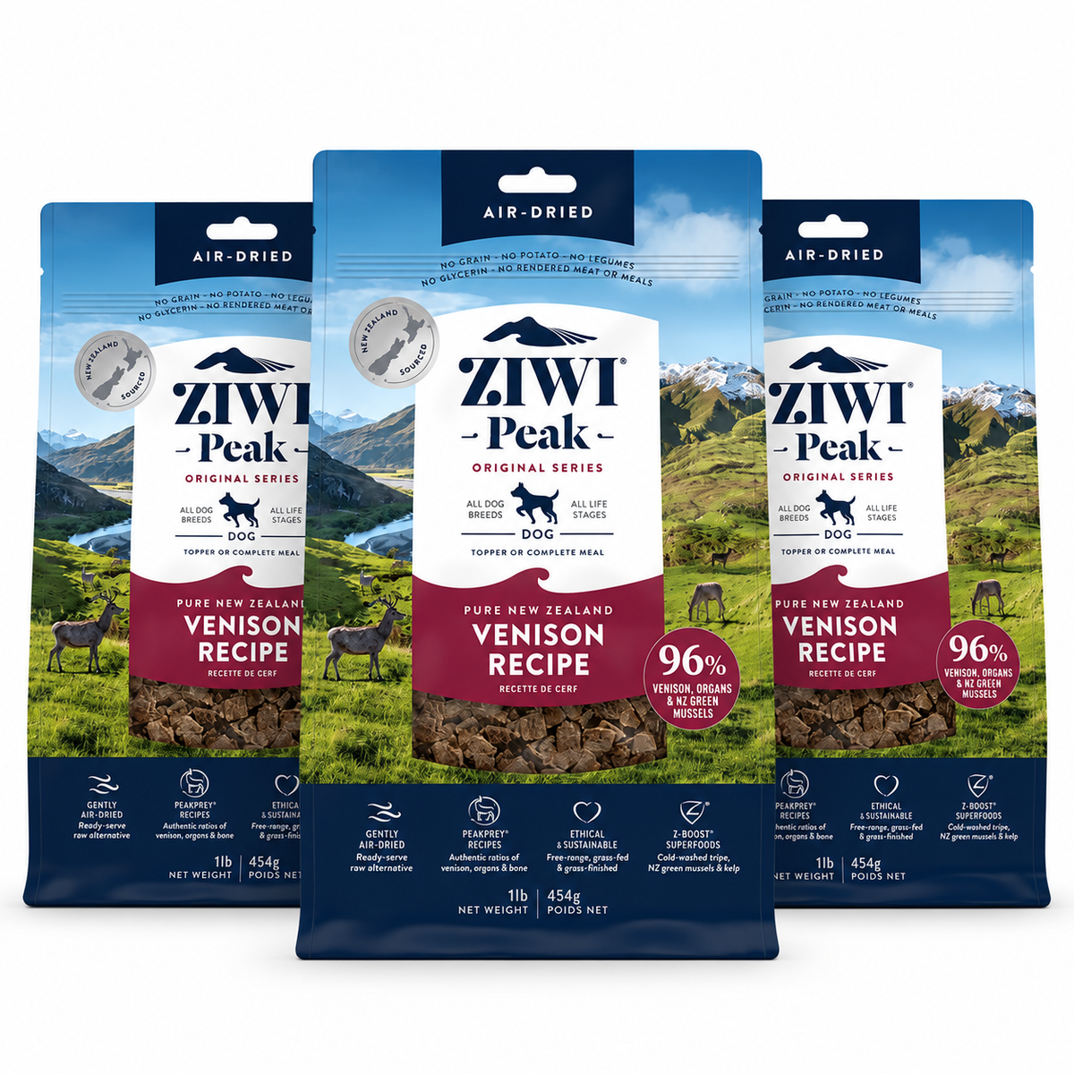 ZIWI Peak Venison Recipe Air Dried Dog Food