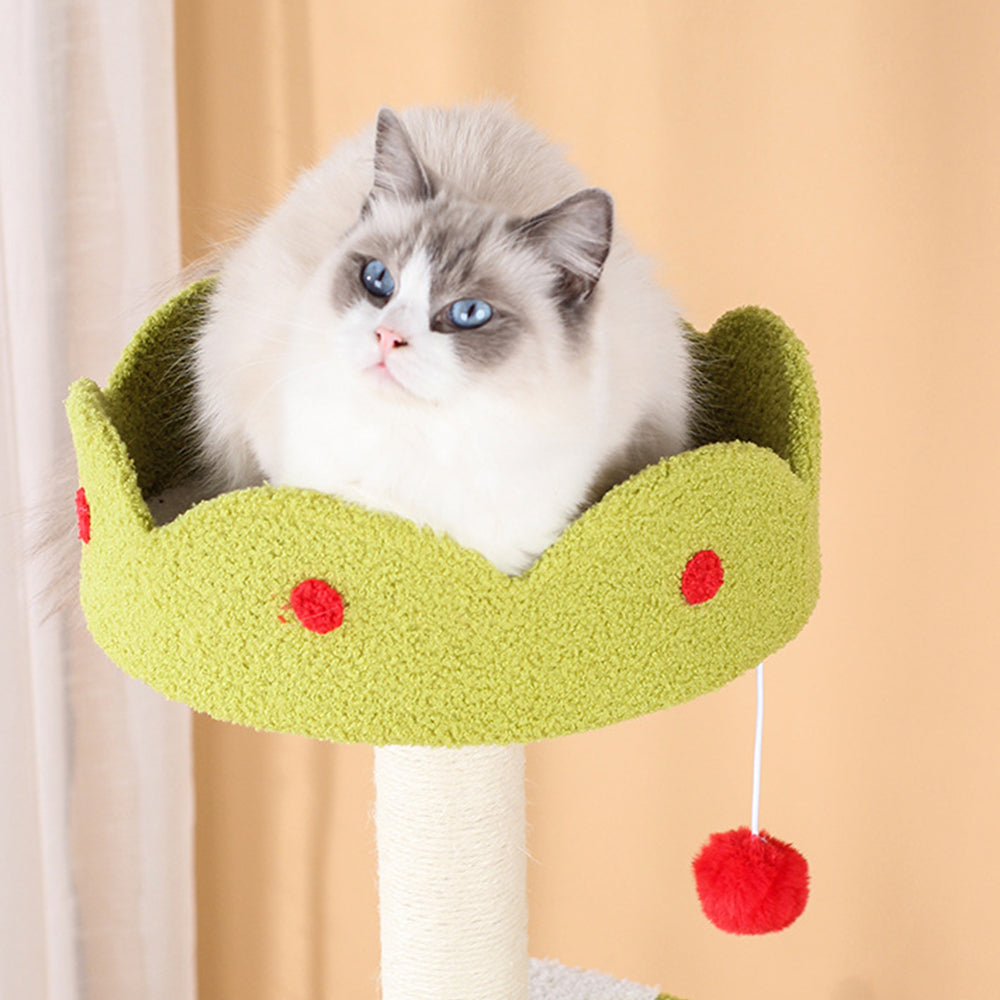 Ice Cream Multi-Level Sisal Cat House And Tree - Large 110x36x45cm