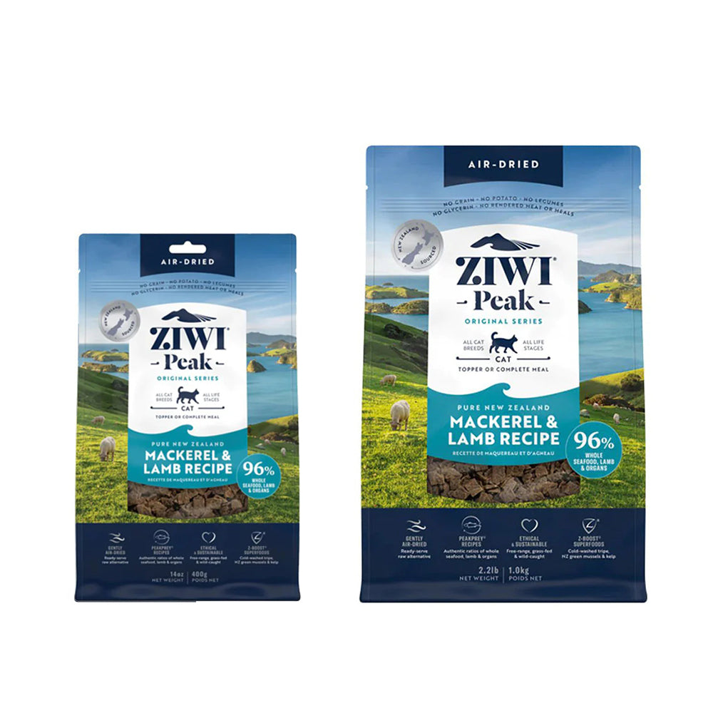 ZIWI Peak Mackerel & Lamb Recipe Air Dried Cat Food | Petso Au