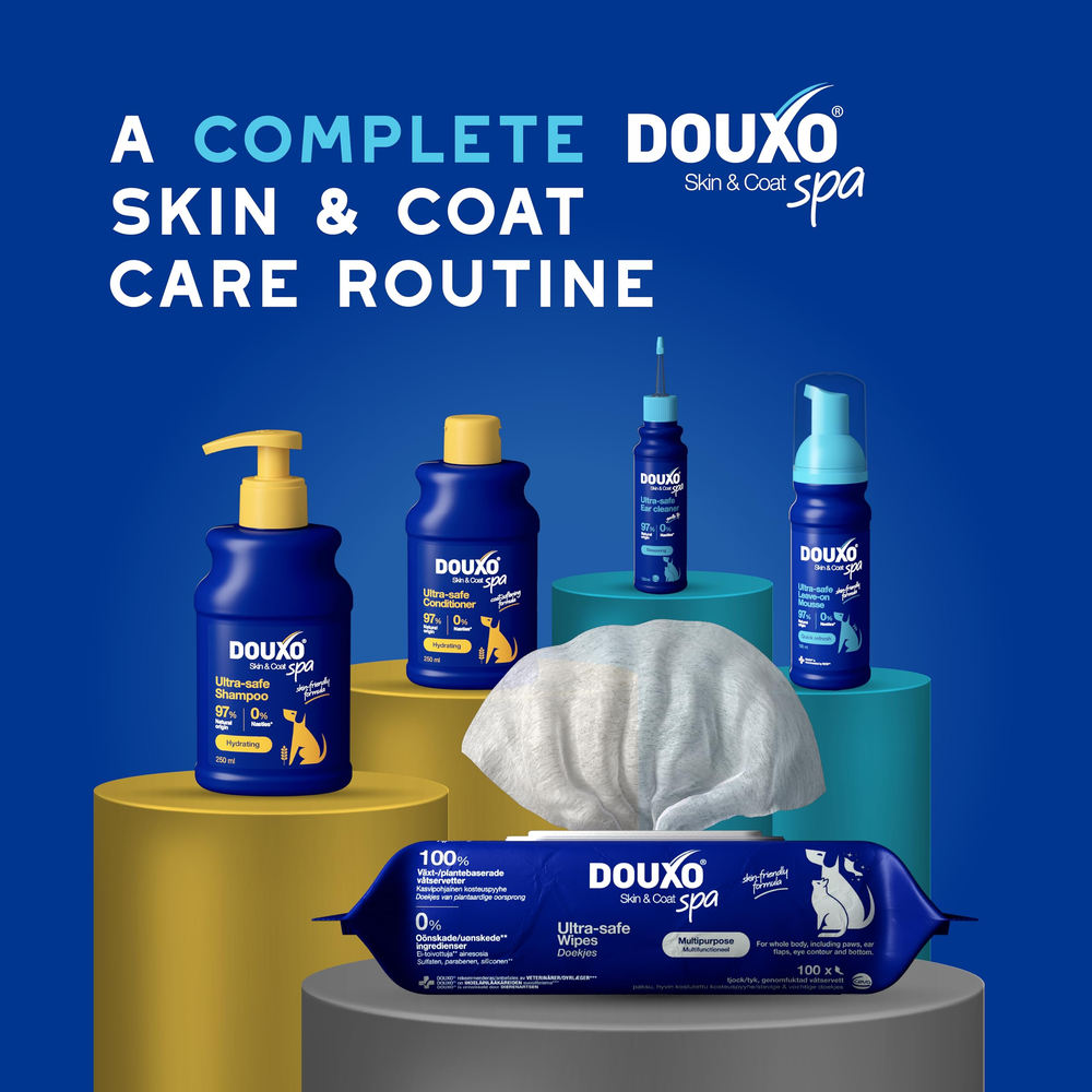 DOUXO Skin And Coat Spa Ultra Safe Dog Leave On Mousse 150ml