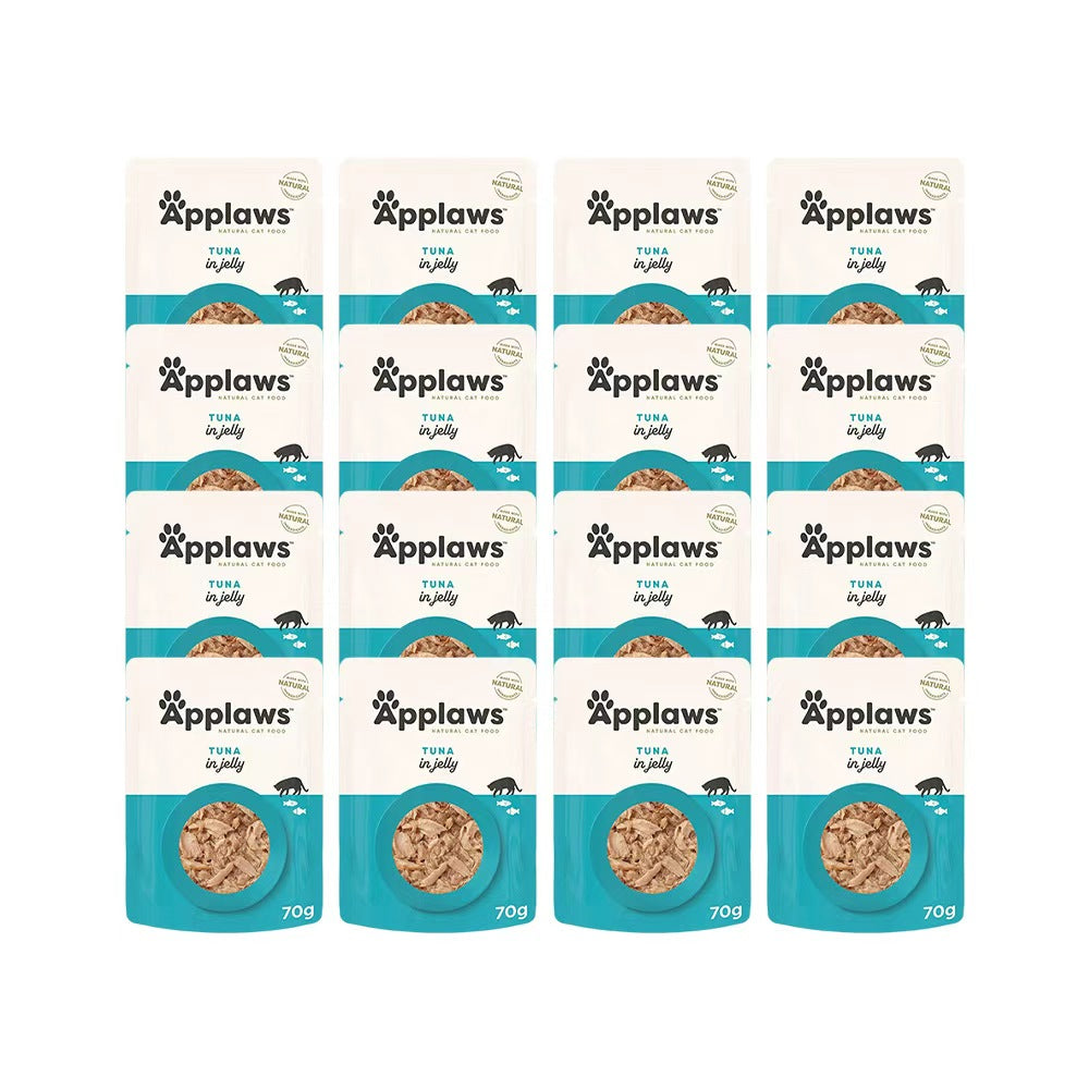 APPLAWS Tuna Wet Cat Food Jelly Pouch