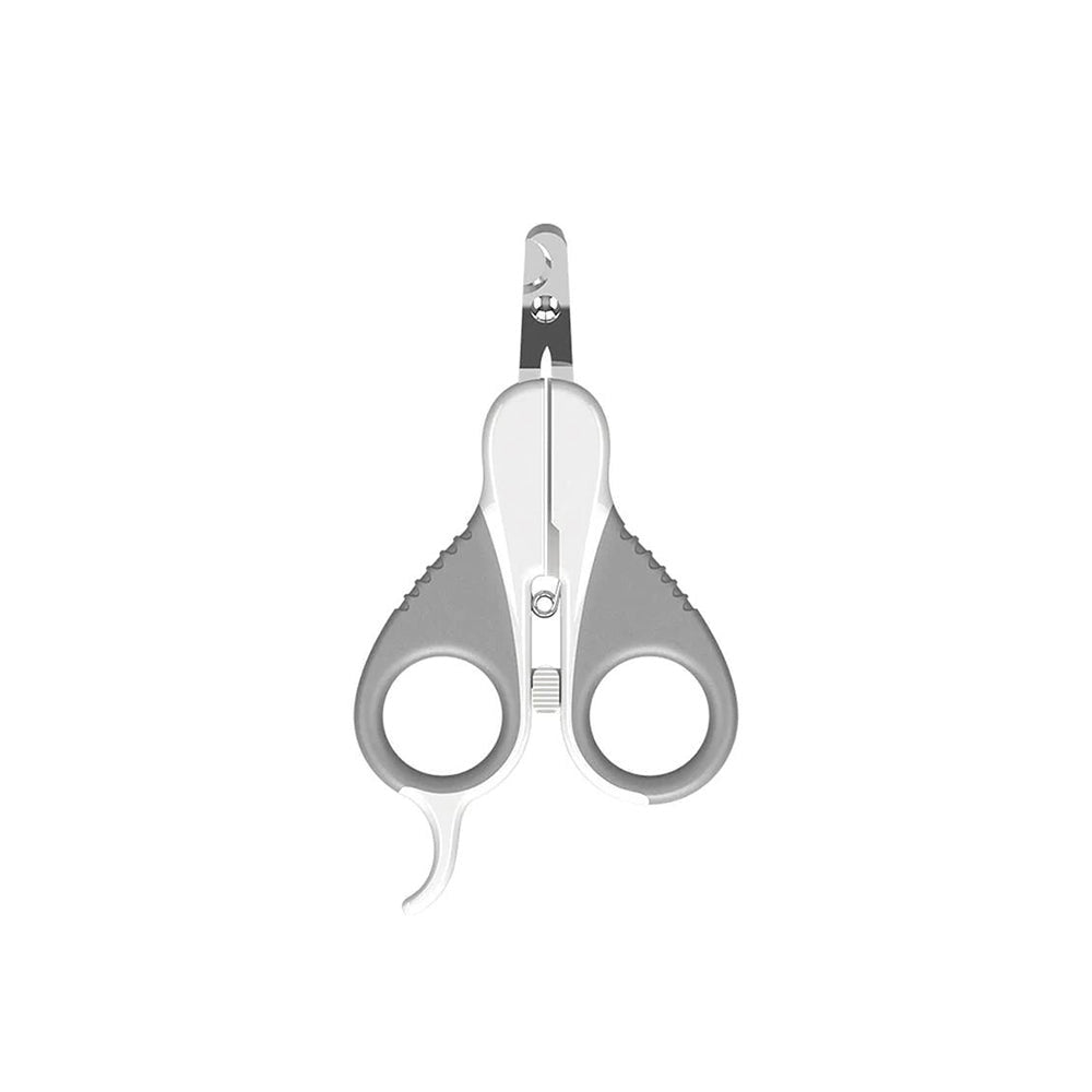 PAKEWAY Large Grey Cat Nail Clipper (with Flat Head) Cat Grooming