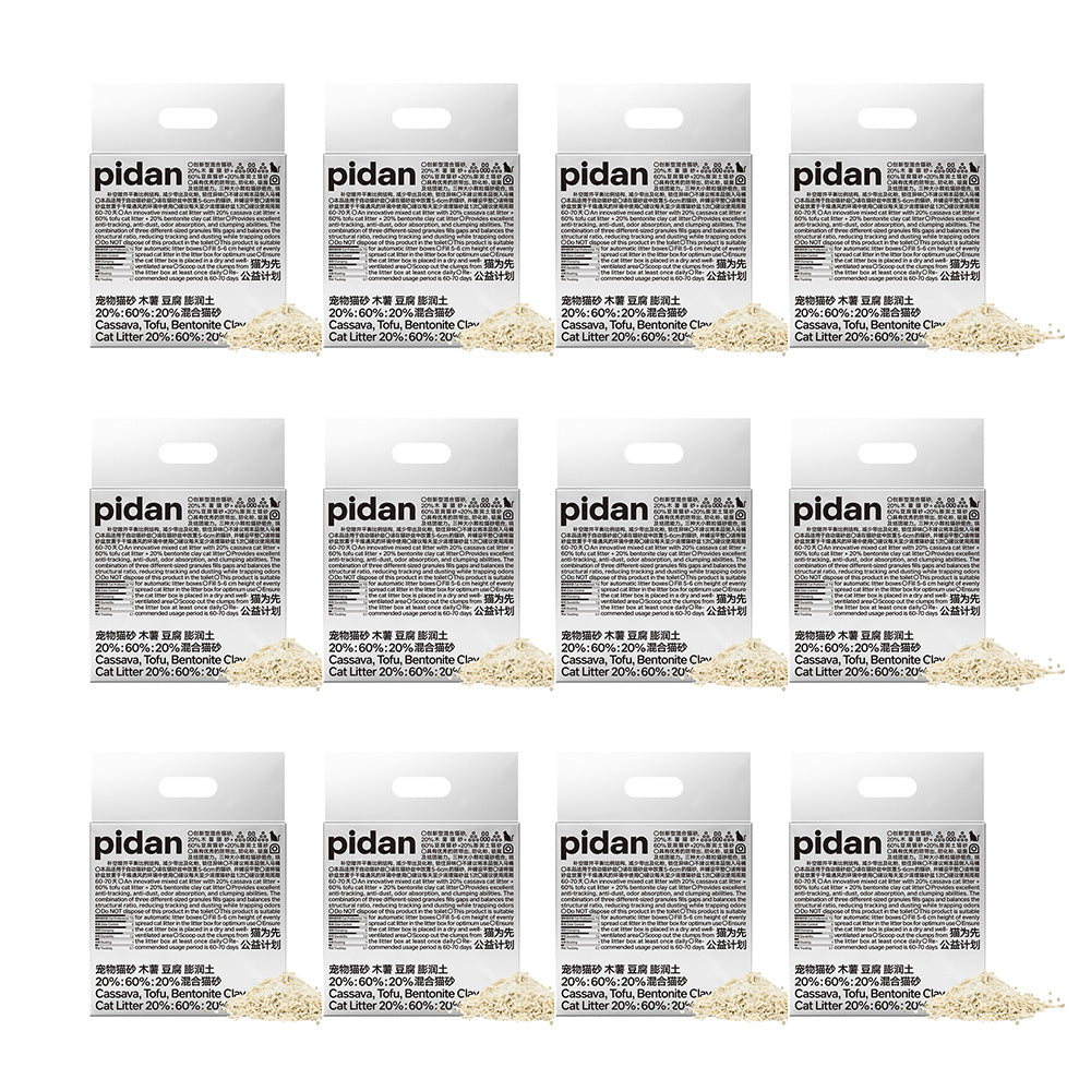 PIDAN Cassava & Tofu & Bentonite Cat Litter