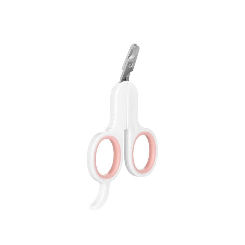 PAKEWAY Small Pink Cat Nail Clipper with Bent Head