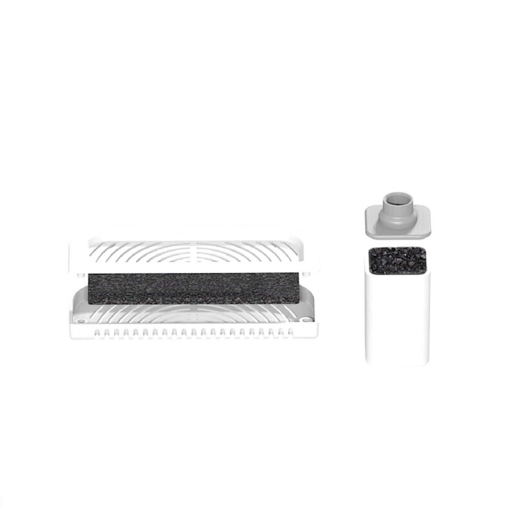 PIDAN black water fountain filter pack components on a white background