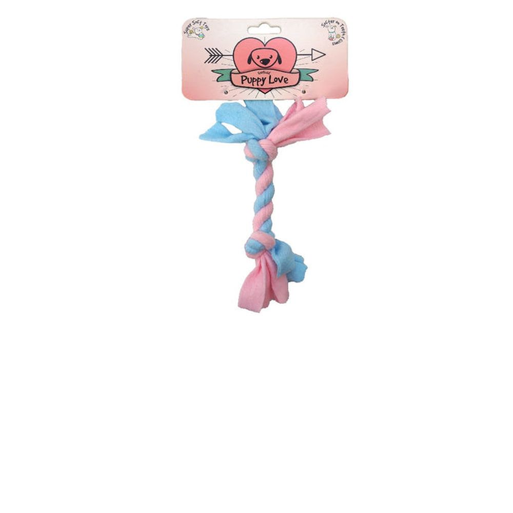 PUPPY LOVE Twin Knott Toy 17cm