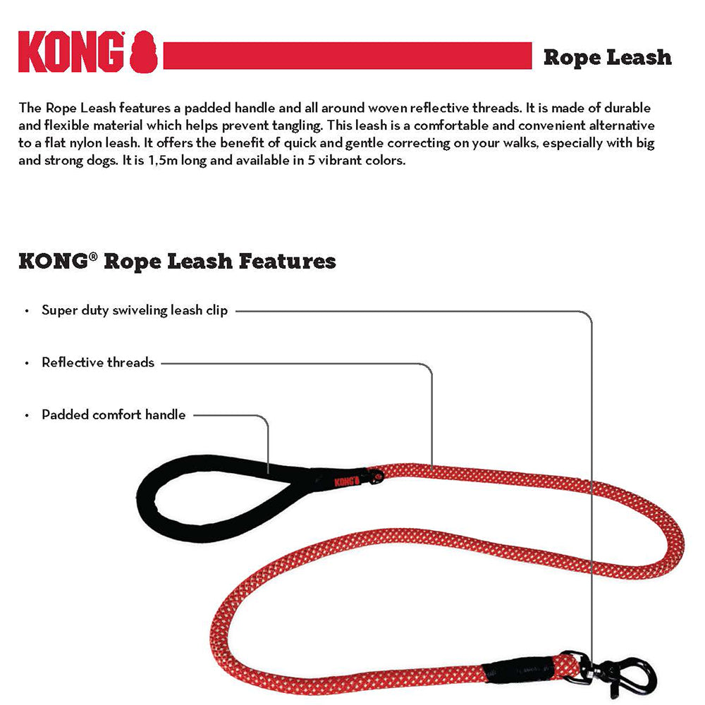 KONG Rope Grey Leashes