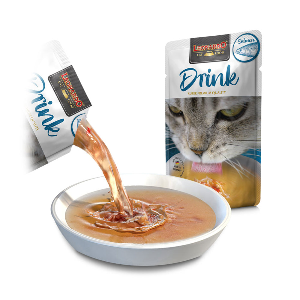 LEONARDO Drink With Salmon Wet Cat Food