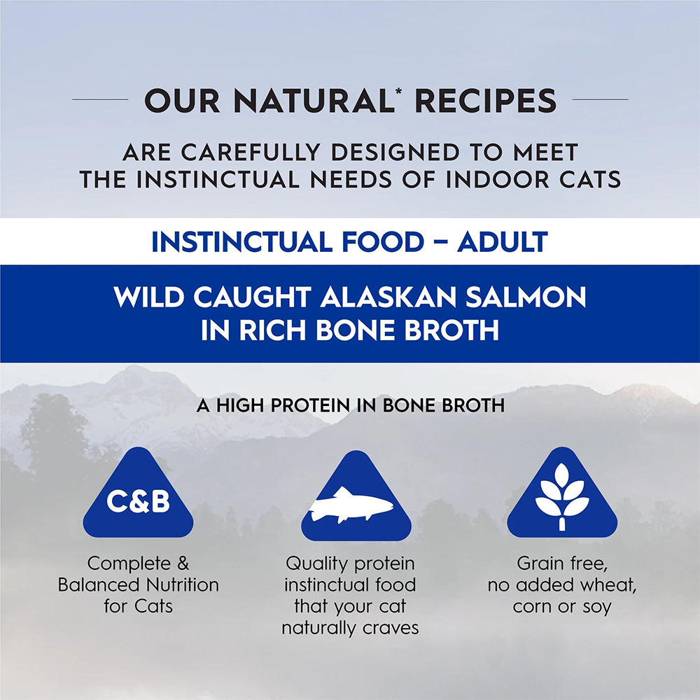 TRILOGY Wild Caught Salmon in Bone Broth Adult Canned Cat Food