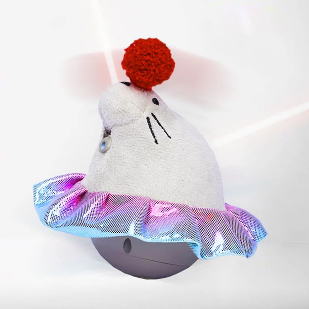 FOFOS Whirling Laser Electronic Sea Lion Interactive Tumbler Cat Toy