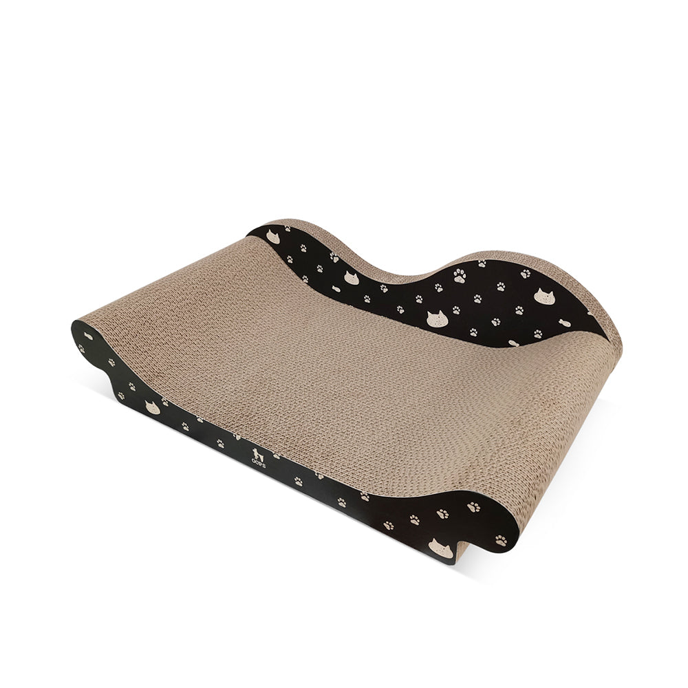 ZODIAC Cat Black Printed Cat Scratcher
