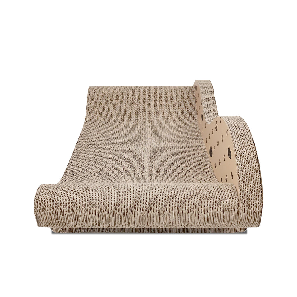 ZODIAC Cat White Printed Cat Scratcher