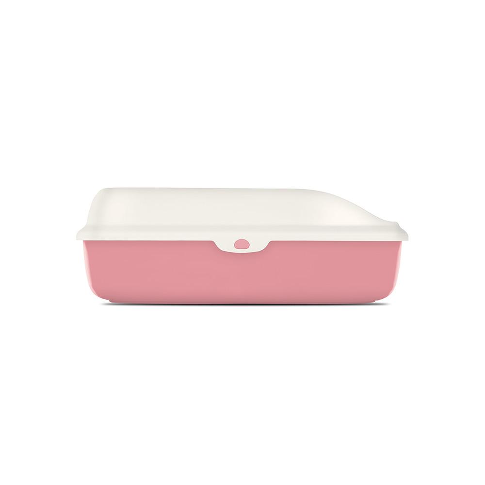 PAKEWAY Tomcat Cat Litter Tray Middle Size - Pink