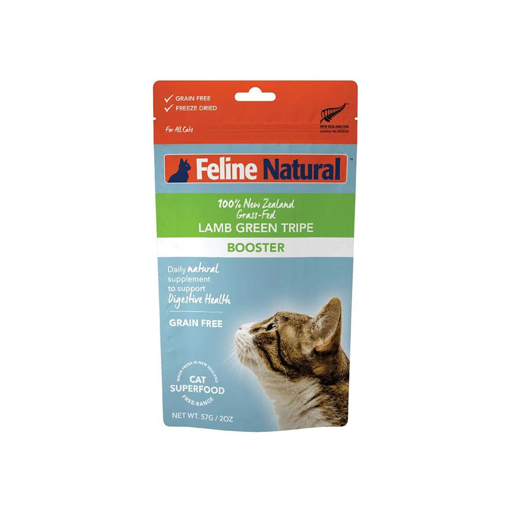 FELINE NATURAL Lamb Tripe Booster Cat Food 57g