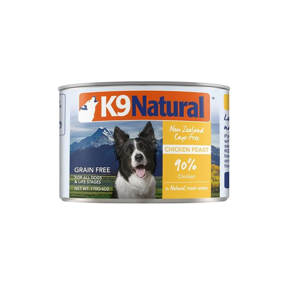 【EXP-15/03/2026】K9 NATURAL Chicken Feast Wet Dog Food 170G