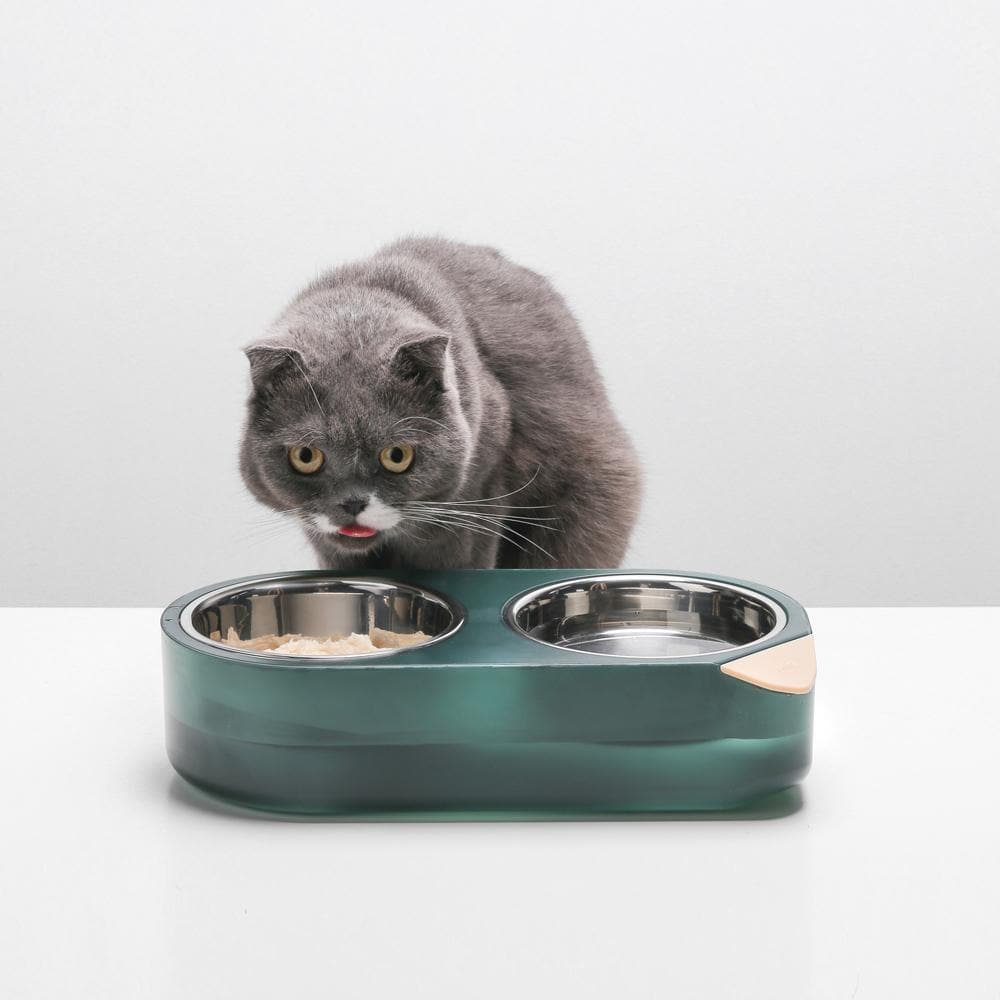PIDAN Pet Bowl-S-Double- Green - Petso Online